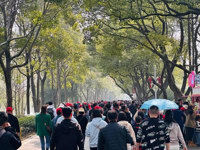 岳麓山、橘子洲景區(qū)大客流,景區(qū)倡導(dǎo)游客盡量"錯(cuò)峰出游"